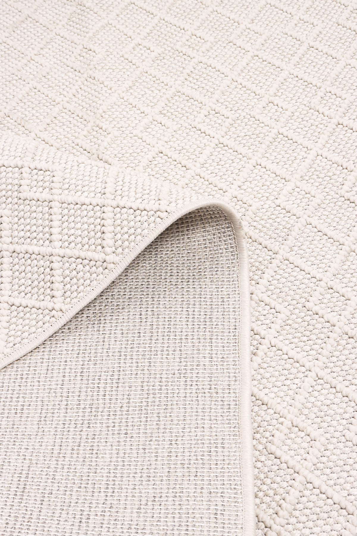 Skyet SKT0107 Krem Bukle Dokuma Minimalist İskandinav Halı