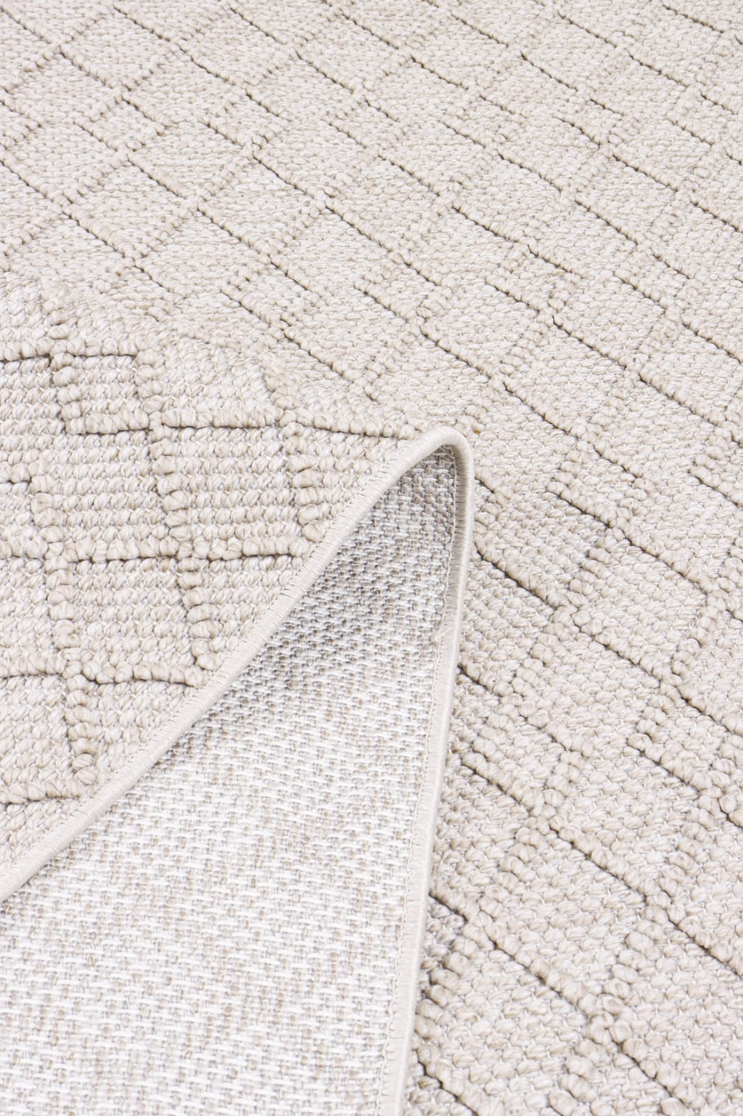 Skyet SKT0106 Beige Bukle Dokuma Minimalist İskandinav Halı