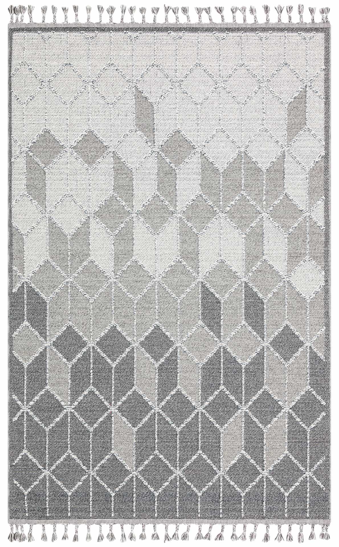 Flam FLM03 Grey Örgü Dokuma Salon Koridor Mutfak Halısı Bukle