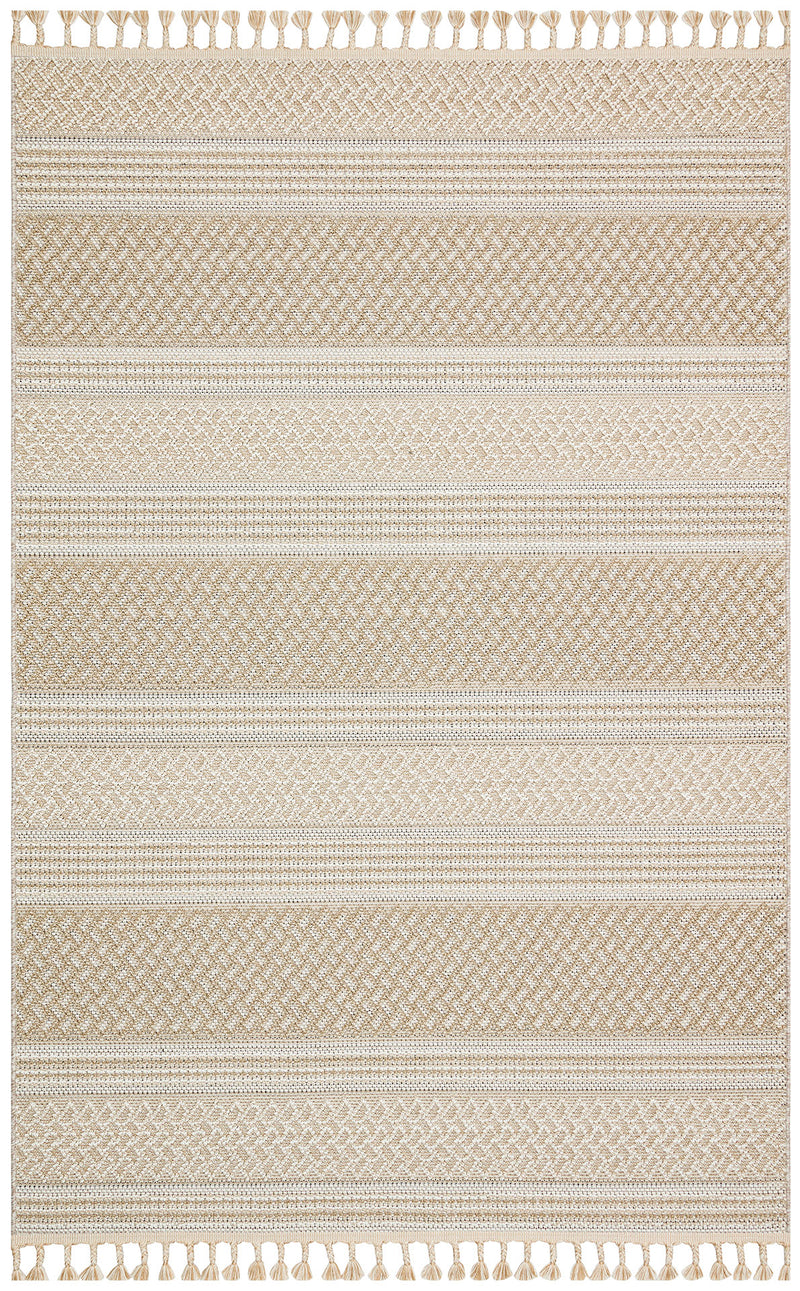 Flam FLM05 Beige Örgü Dokuma Salon Koridor Mutfak Halısı Bukle