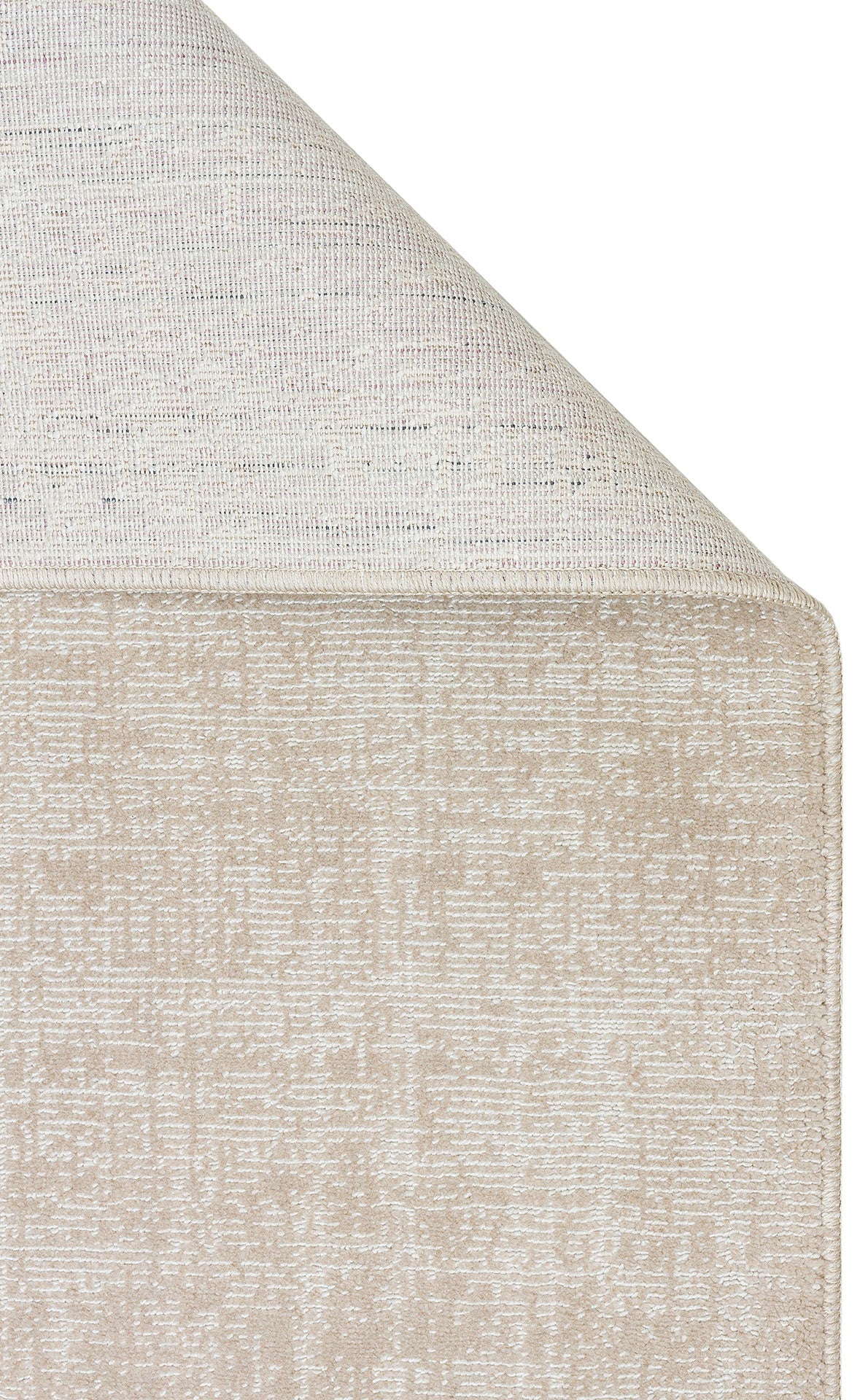 Hitit Plain Beige Örgü Dokuma Salon Koridor Mutfak Halısı Bukle
