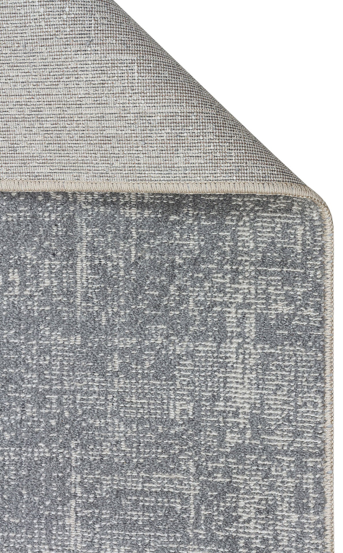 Hitit Plain Grey Örgü Dokuma Salon Koridor Mutfak Halısı Bukle
