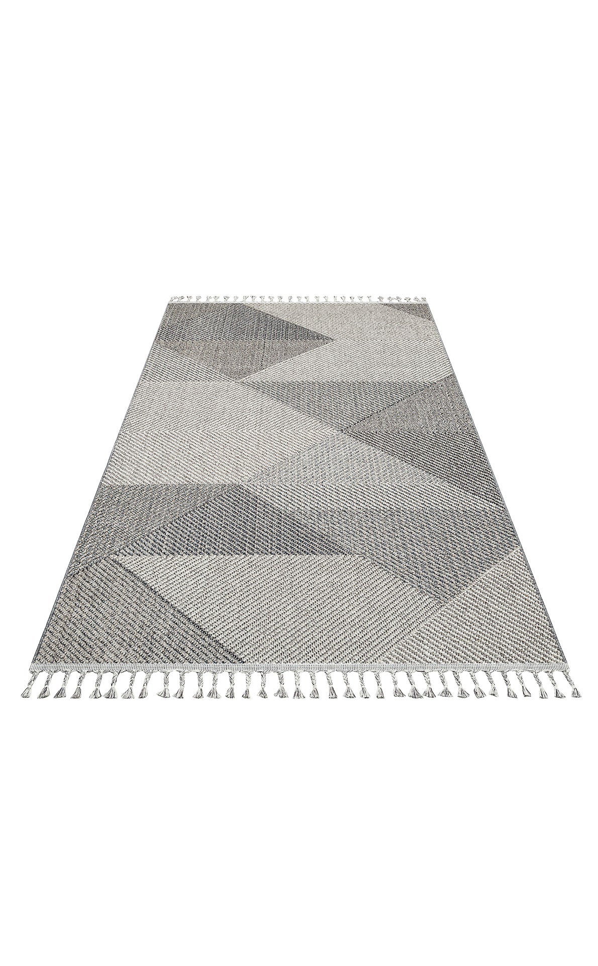 Flam FLM08 Multy Grey Örgü Dokuma Salon Koridor Mutfak Halısı Bukle