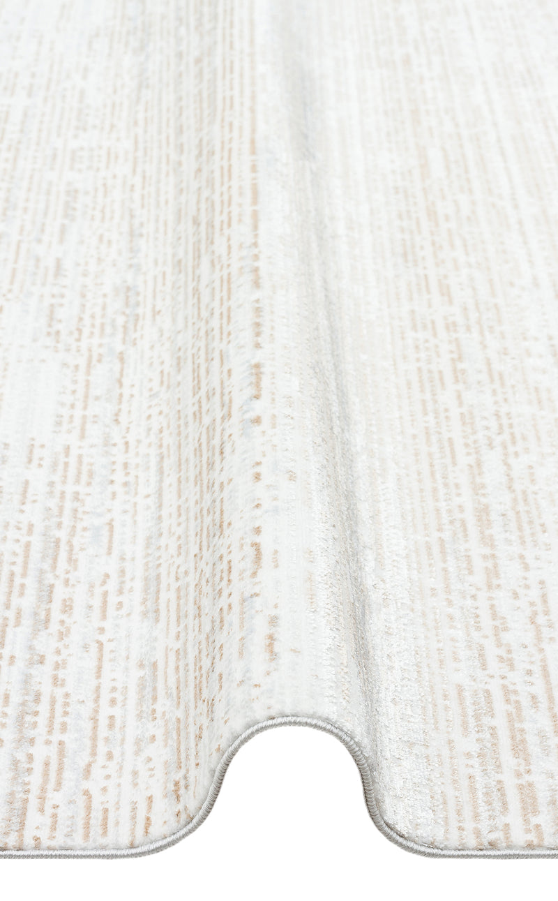 Sateen ST101 Beige Dokuma Salon Koridor Mutfak Halısı