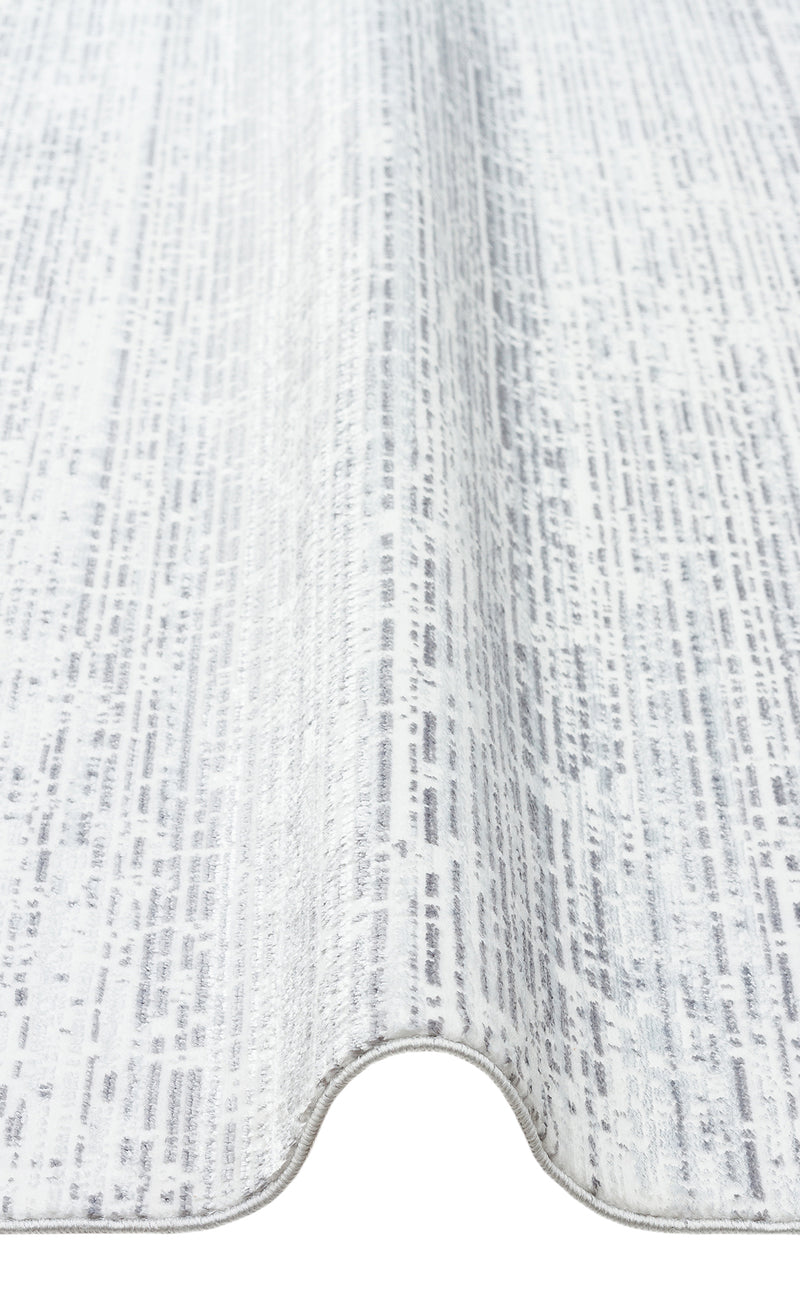 Sateen ST101 Light Grey Dokuma Salon Koridor Mutfak Halısı