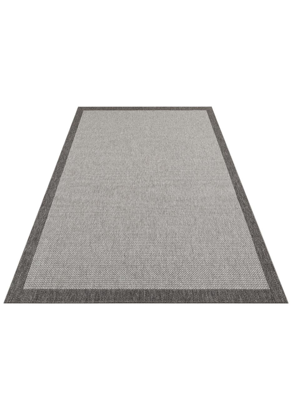 Sisal Plus SSL04 Antrasit Gri Dokuma Yıkanabilir Salon Mutfak Koridor Halısı
