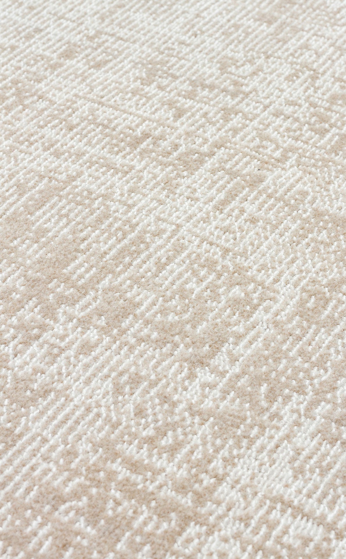 Hitit Plain Beige Örgü Dokuma Salon Koridor Mutfak Halısı Bukle