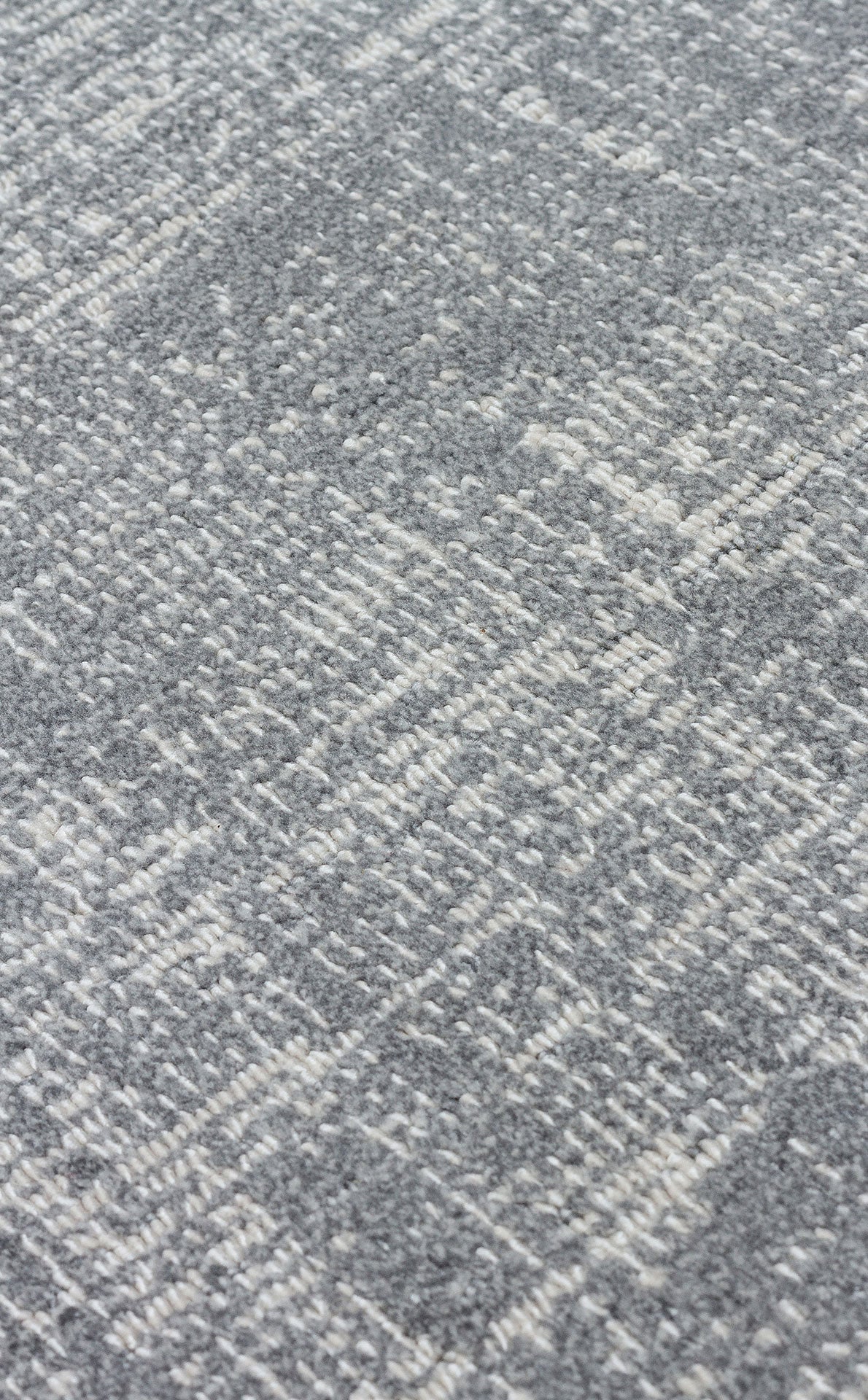Hitit Plain Grey Örgü Dokuma Salon Koridor Mutfak Halısı Bukle