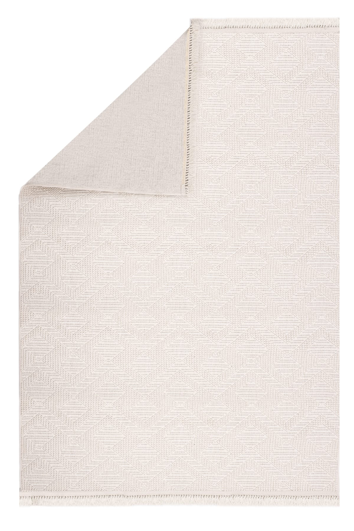 Skyet SKT0207 Krem Bukle Dokuma Minimalist İskandinav Halı