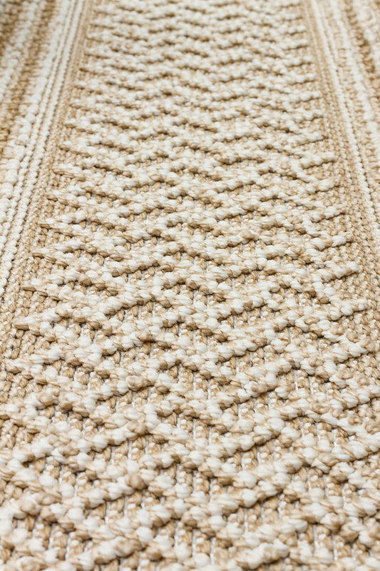 Flam FLM05 Beige Örgü Dokuma Salon Koridor Mutfak Halısı Bukle