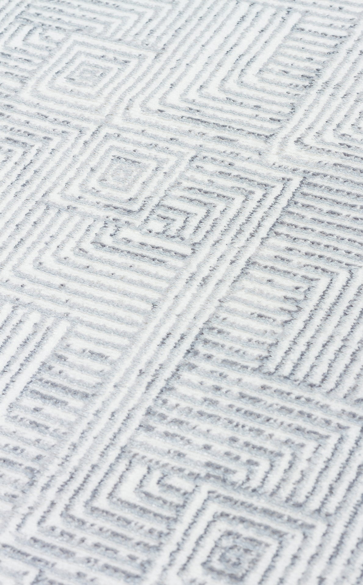 Sateen ST109 Cream Grey Dokuma Salon Koridor Mutfak Halısı