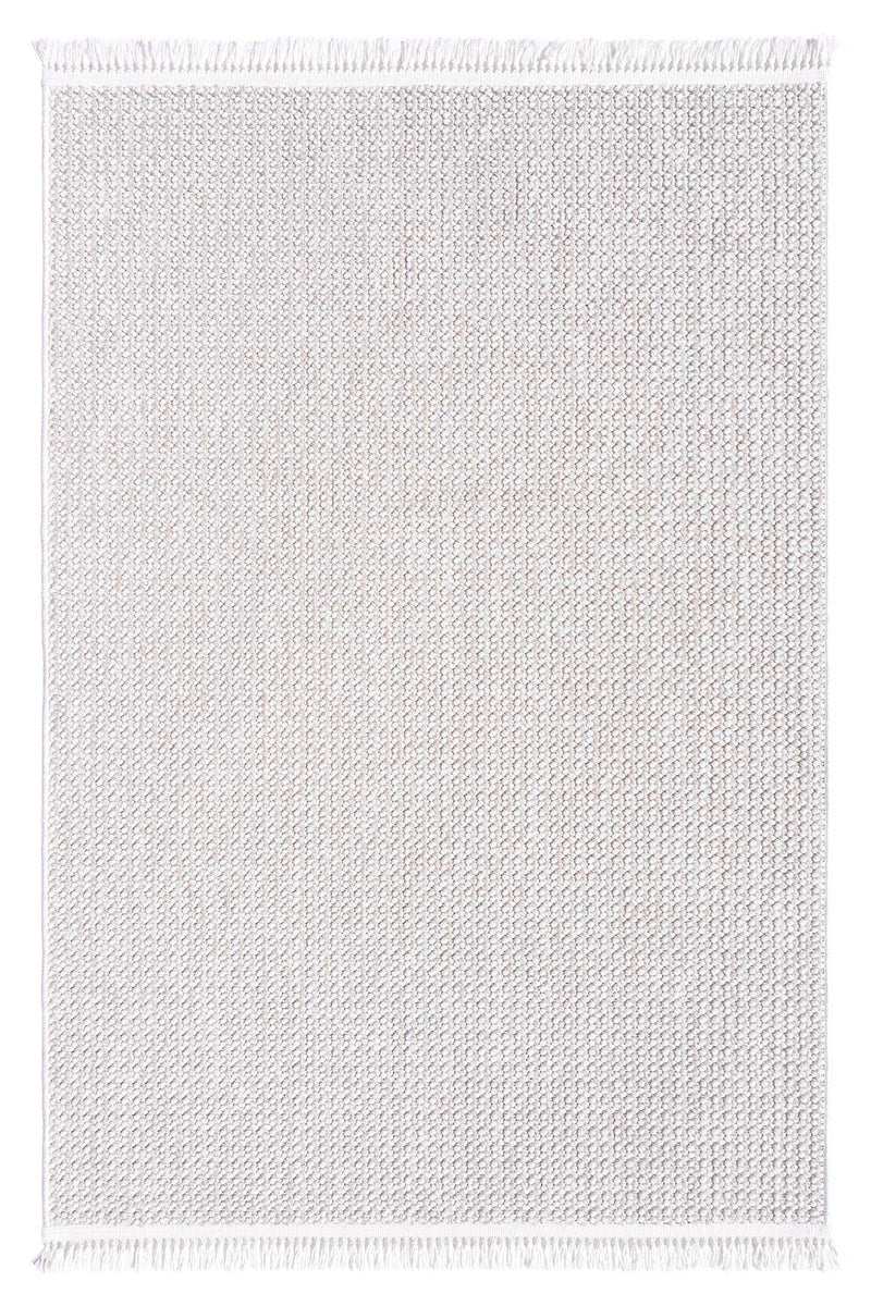 Skyet SKT0406 Beige Bukle Dokuma Minimalist İskandinav Halı