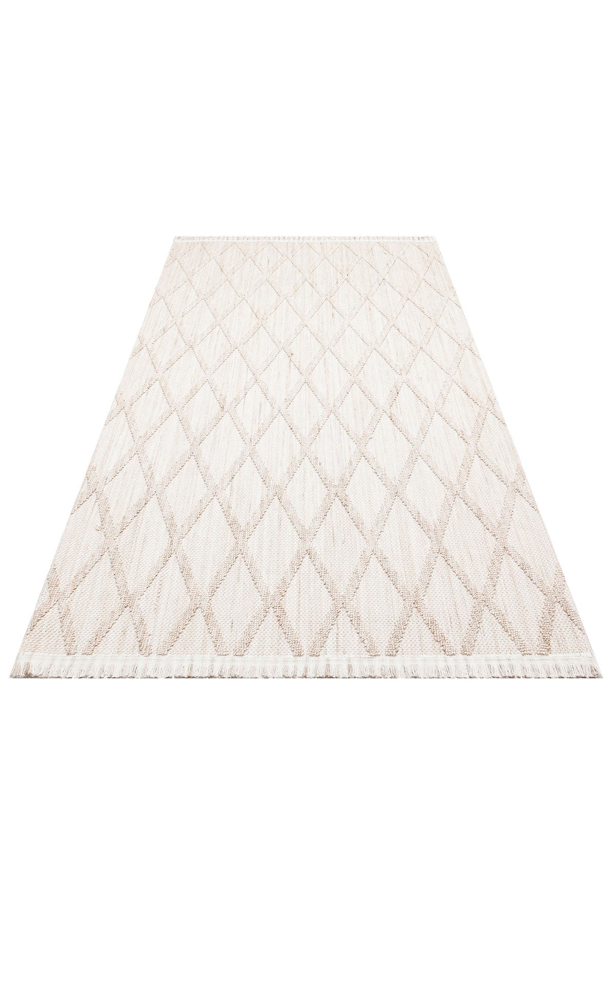 Loft LFT04 Beige Örgü Dokuma Salon Koridor Mutfak Halısı Bukle