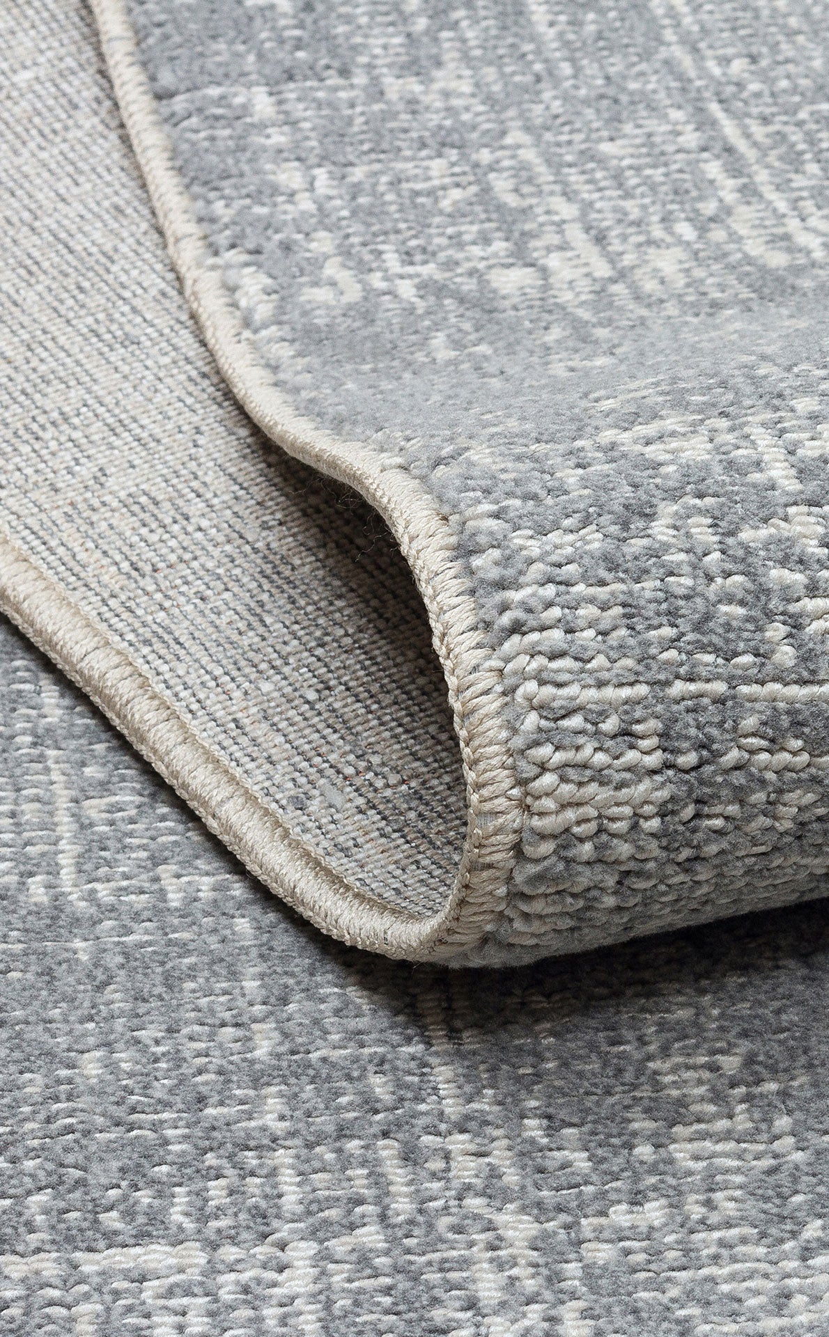 Hitit Plain Grey Örgü Dokuma Salon Koridor Mutfak Halısı Bukle