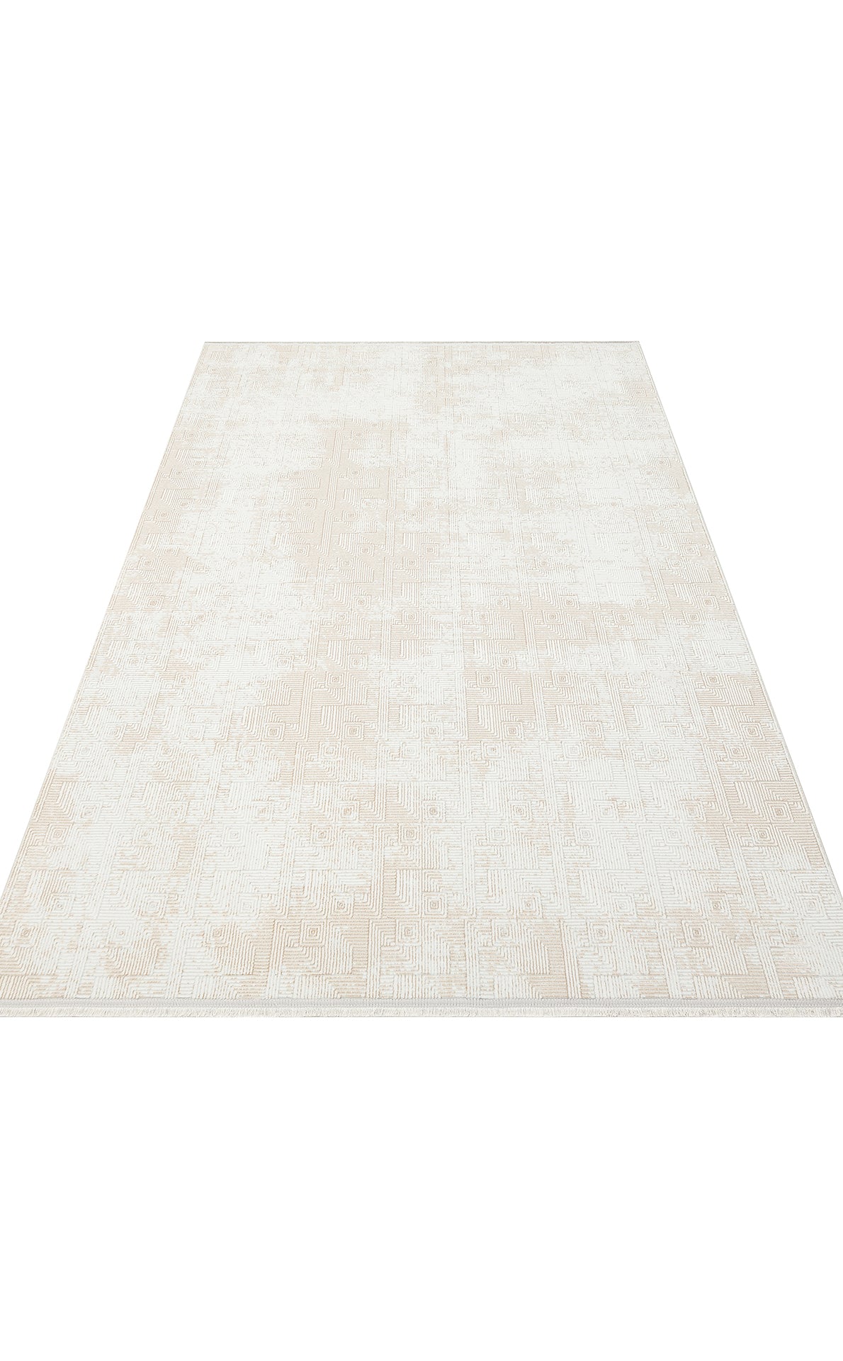 Sateen ST109 Cream Beige Dokuma Salon Koridor Mutfak Halısı