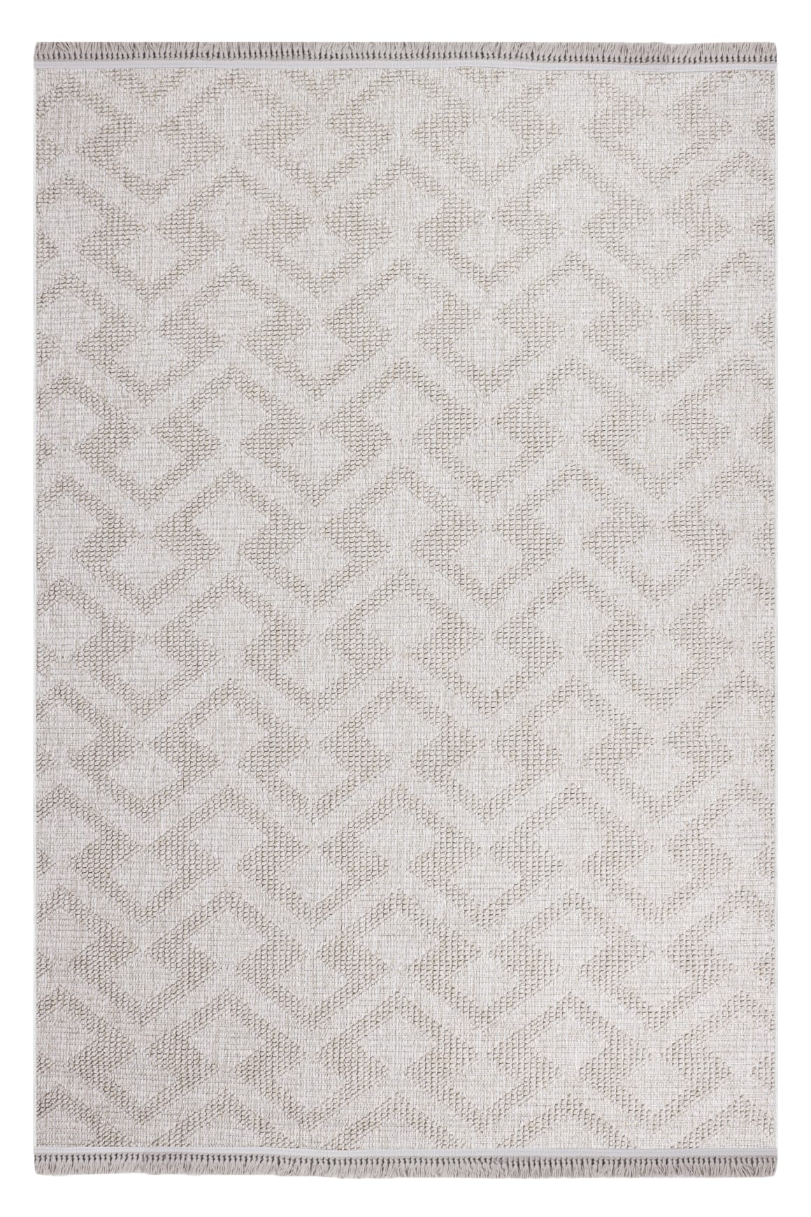 Skyet SKT0306 Beige Bukle Dokuma Minimalist İskandinav Halı