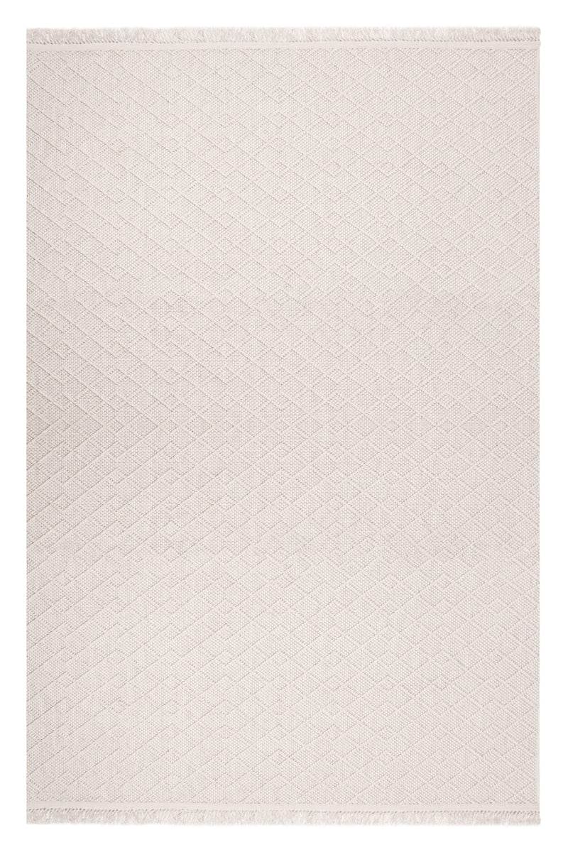 Skyet SKT0107 Krem Bukle Dokuma Minimalist İskandinav Halı