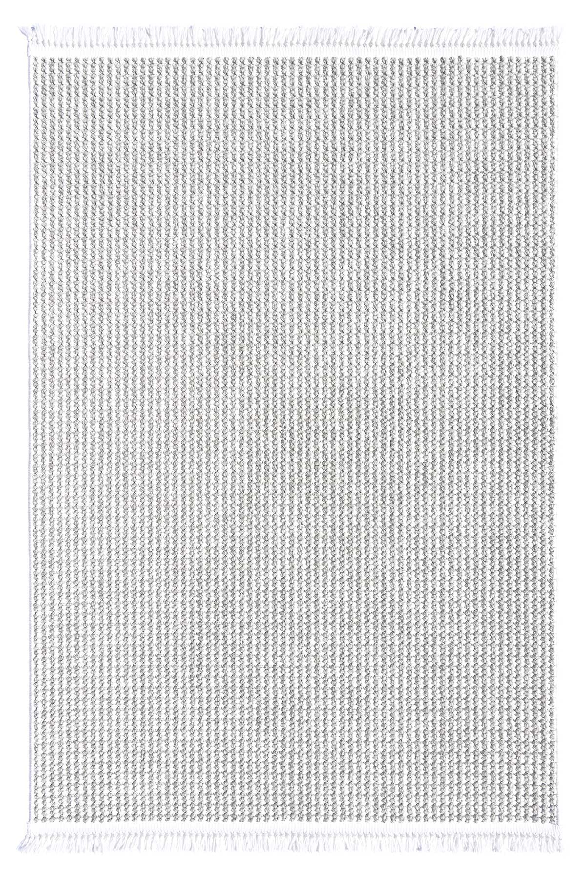 Skyet SKT0401 Grey Bukle Dokuma Minimalist İskandinav Halı