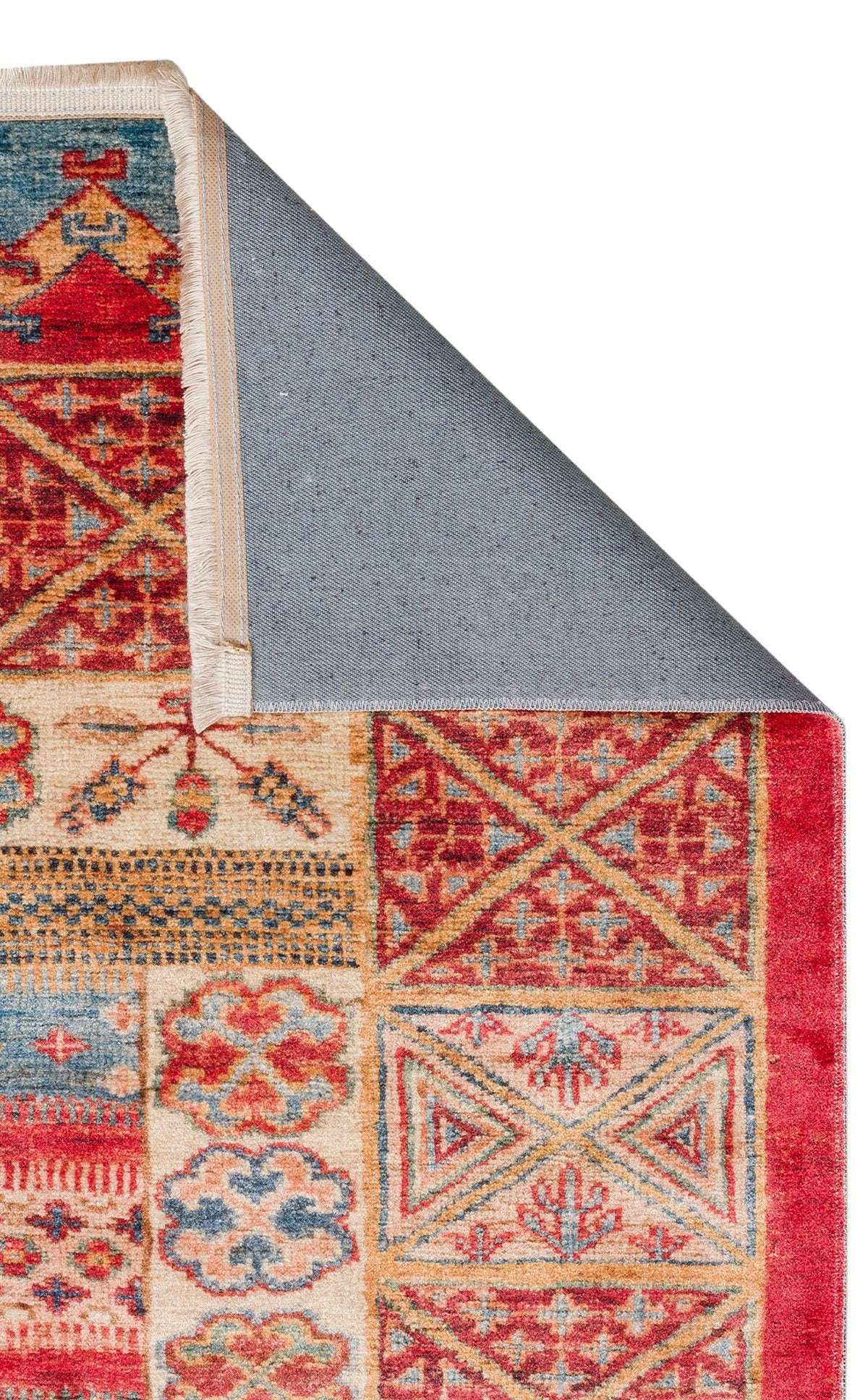 Kadim Multy KDM04 Antik Desenlere Sahip Makinede Yıkanabilir Vintage Salon Oturma odası Koridor Mutfak Halısı
