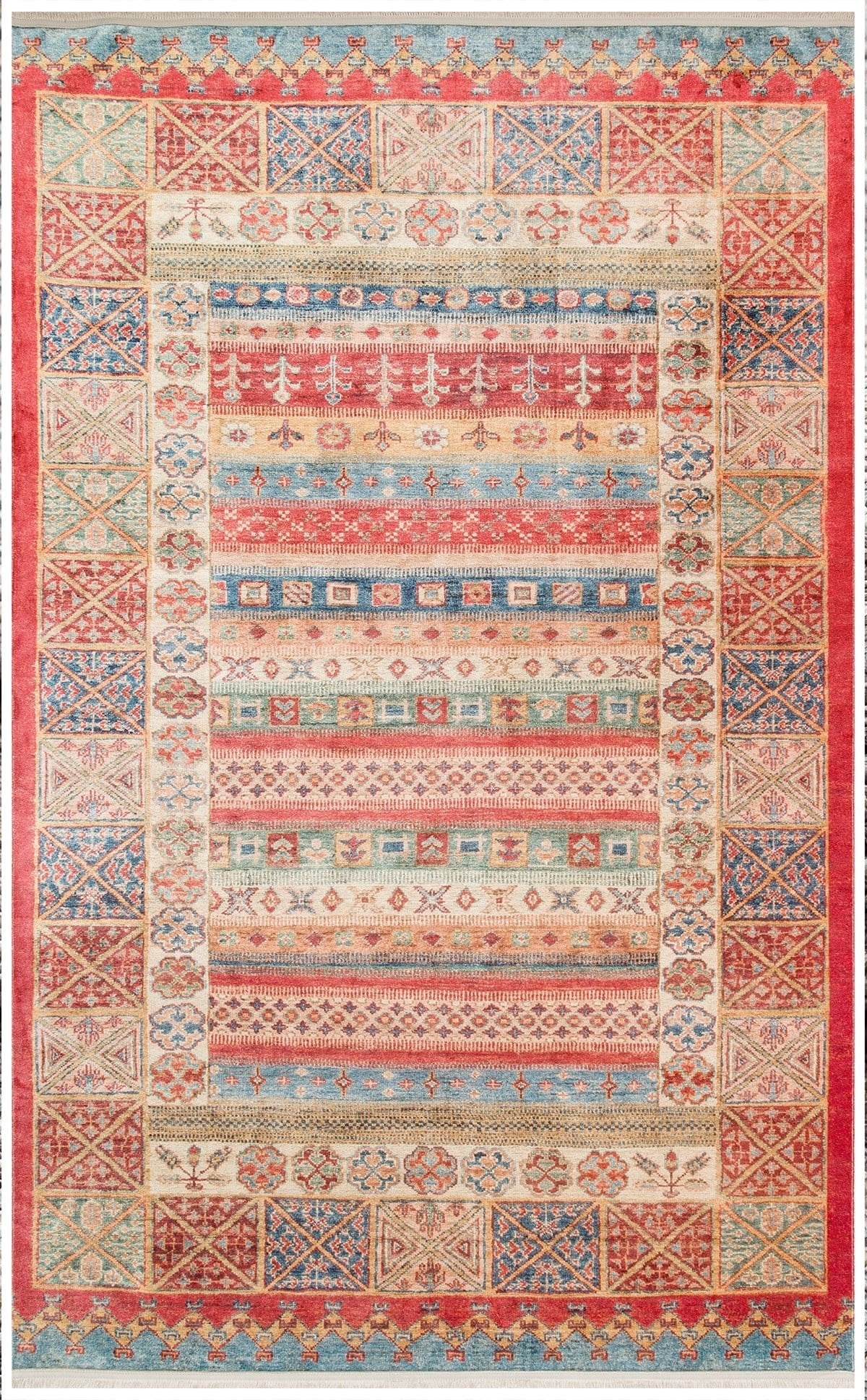 Kadim Multy KDM04 Antik Desenlere Sahip Makinede Yıkanabilir Vintage Salon Oturma odası Koridor Mutfak Halısı