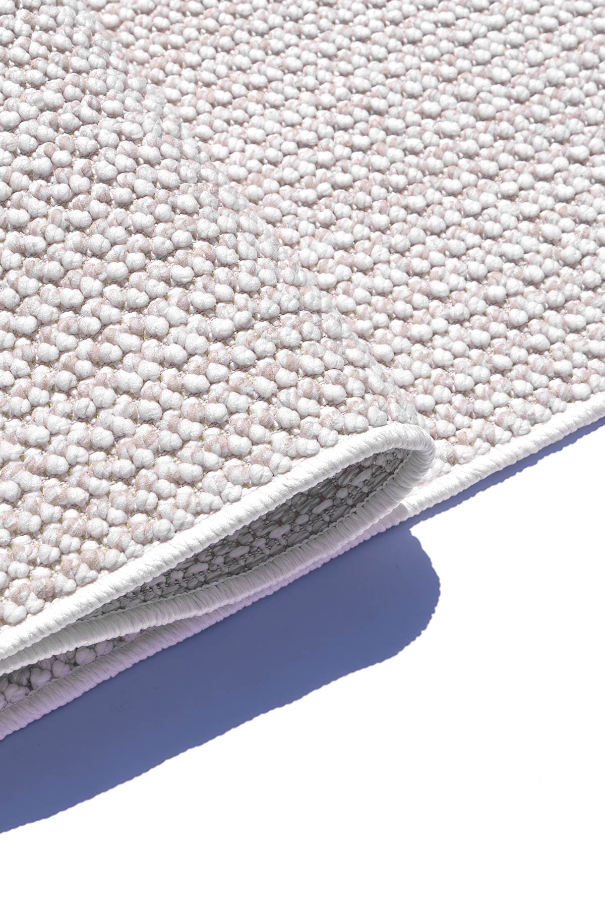 Skyet SKT0406 Beige Bukle Dokuma Minimalist İskandinav Halı