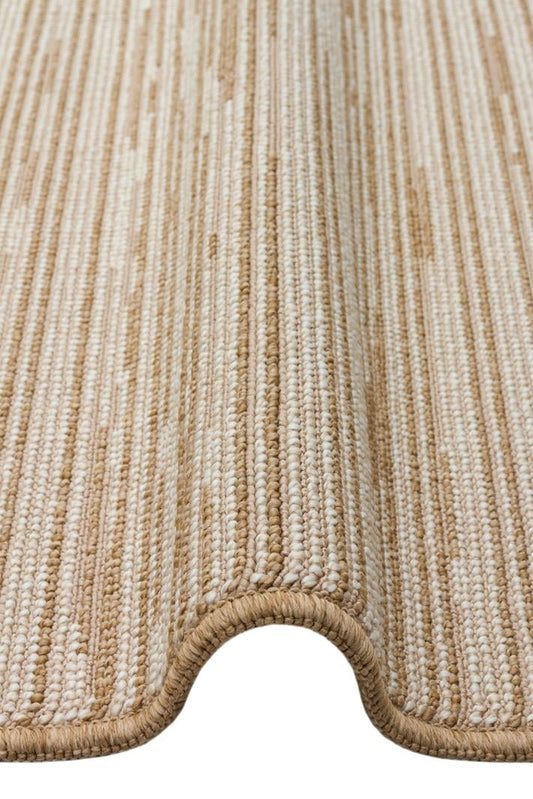 Vera Jute LN 02 JUTE WHITE Jüt Dokulu Hav Toz Vermeyen Leke Tutmaz Halı