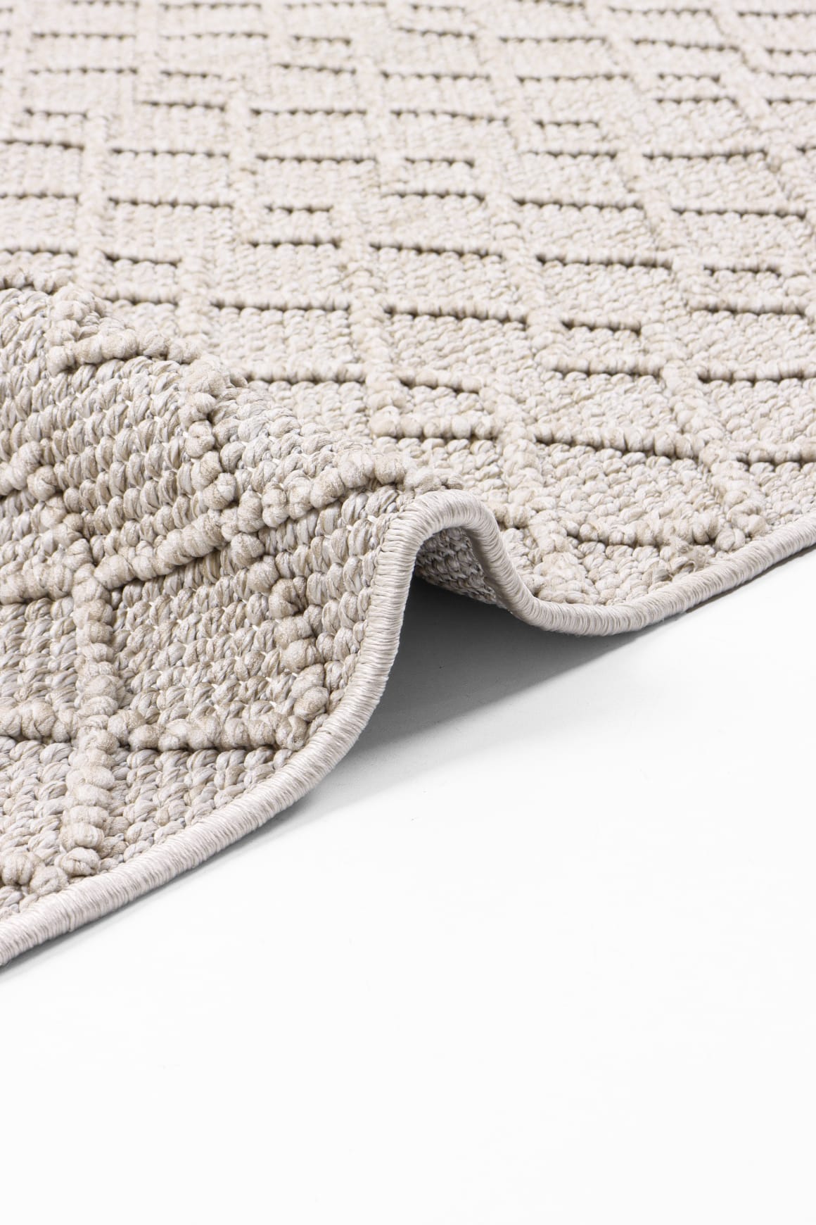 Skyet SKT0106 Beige Bukle Dokuma Minimalist İskandinav Halı