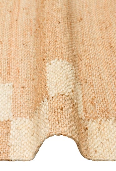 Jütte Natural 13 White Çift Taraflı Jüt Halı
