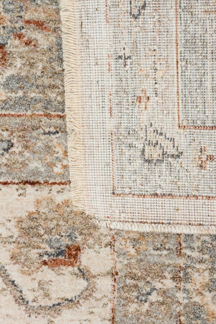 Varak Cream Grey XW VRK04 Desenlere Sahip Makinede Yıkanabilir Vintage Salon Oturma odası Koridor Mutfak Halısı