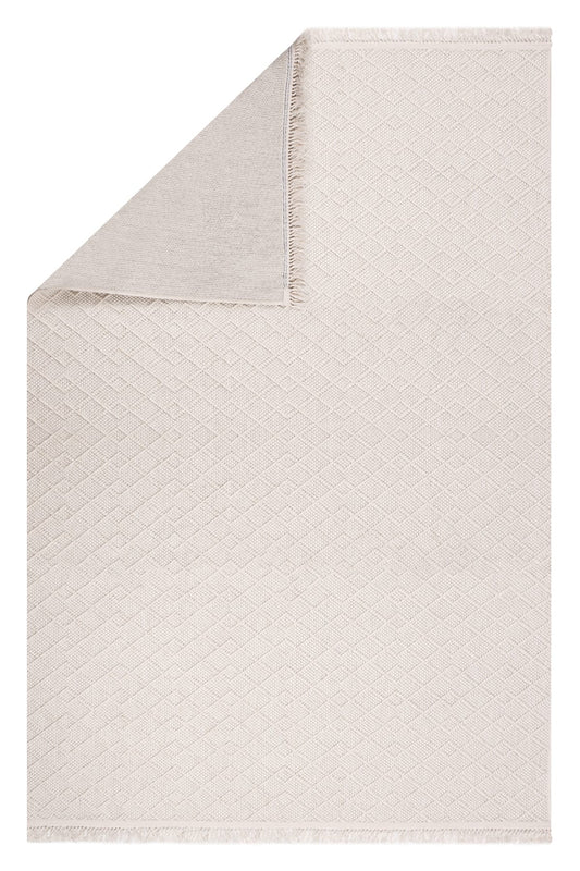 Skyet SKT0107 Krem Bukle Dokuma Minimalist İskandinav Halı