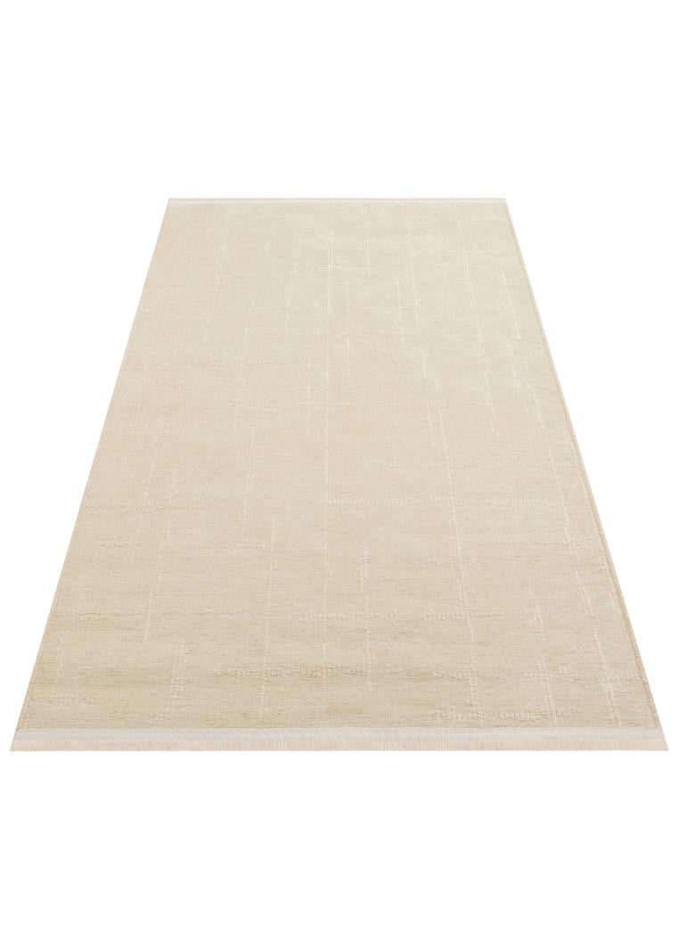 Yuna Kilim YUN02 Beige Makinede Yıkanabilir Salon Oturma odası Koridor Mutfak Halısı
