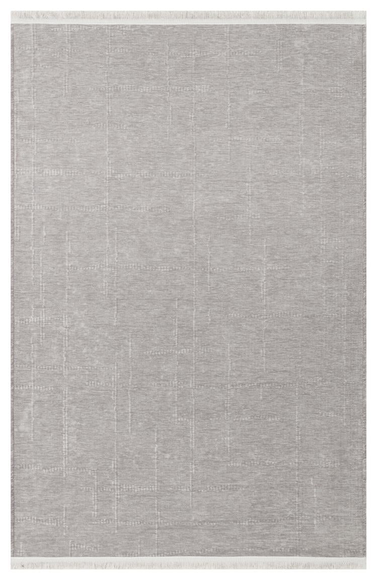 Yuna Kilim YUN02 Grey Makinede Yıkanabilir Salon Oturma odası Koridor Mutfak Halısı