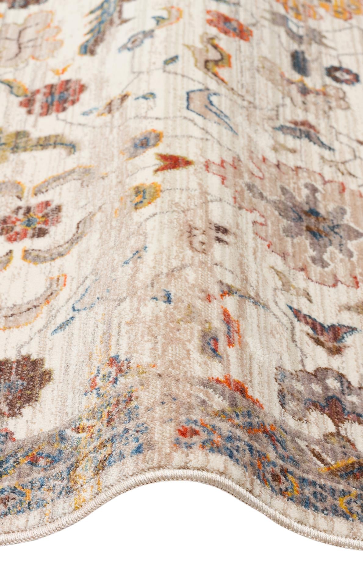 Pietra Cream Multy PTA01 Desenlere Sahip Vintage Salon Oturma odası Koridor Mutfak Halısı