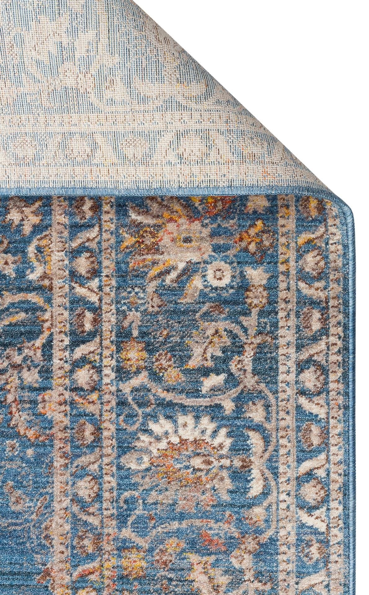 Pietra Navy PTA18 Desenlere Sahip Vintage Salon Oturma odası Koridor Mutfak Halısı