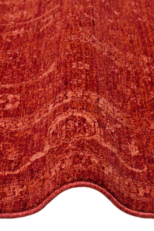 Shiraz Red SHR03 Desenlere Sahip Vintage Salon Oturma odası Koridor Mutfak Halısı
