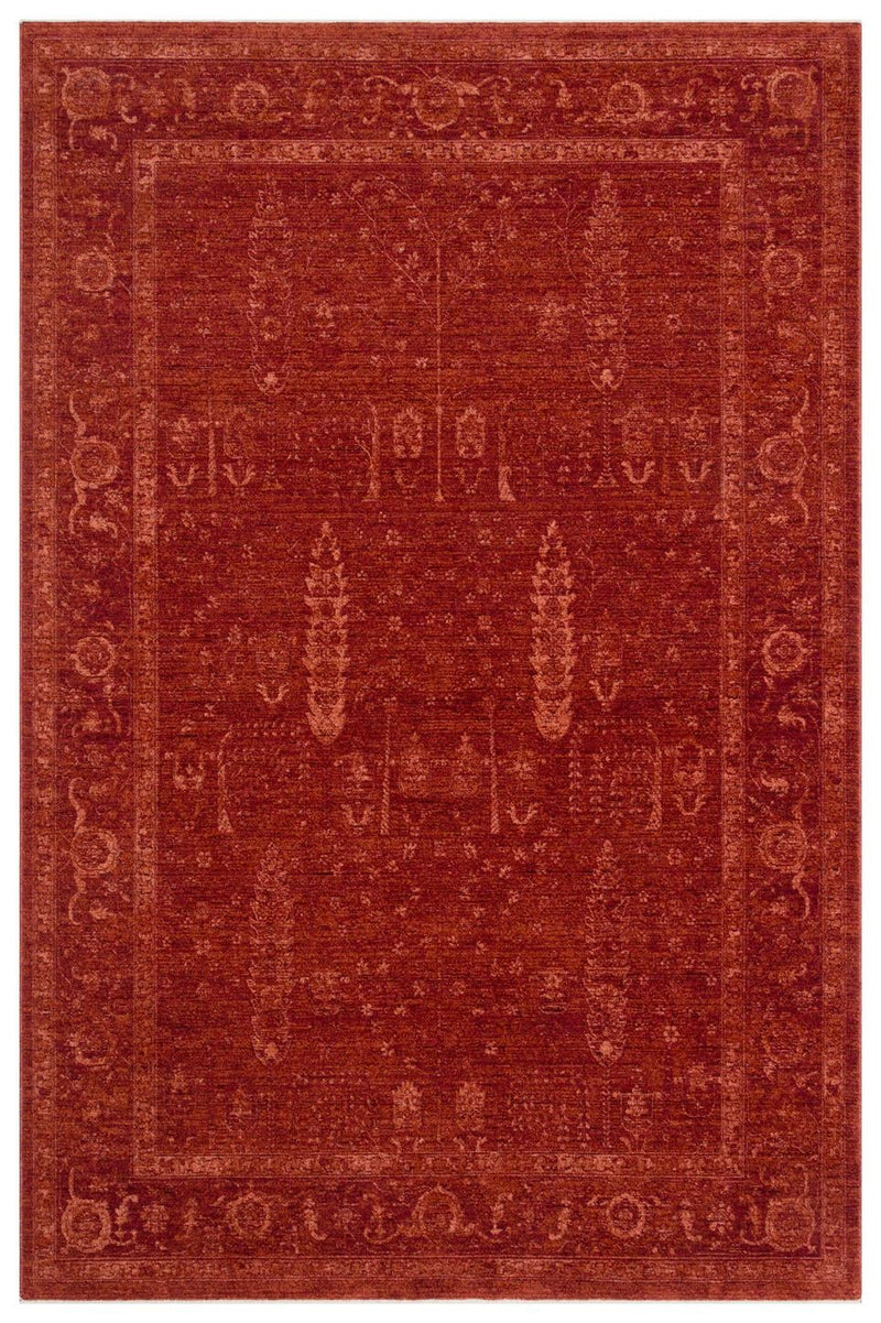 Shiraz Red SHR03 Desenlere Sahip Vintage Salon Oturma odası Koridor Mutfak Halısı
