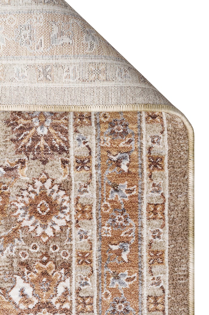 Madrid MAD01 Cream Gold Desenlere Sahip Vintage Salon Oturma odası Koridor Mutfak Halısı