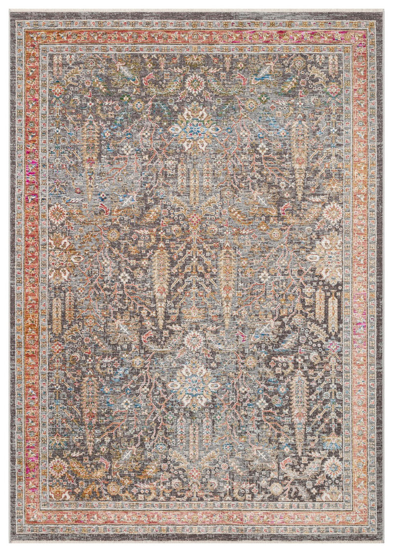 Madrid MAD01 Multy Renkli Desenlere Sahip Vintage Salon Oturma odası Koridor Mutfak Halısı