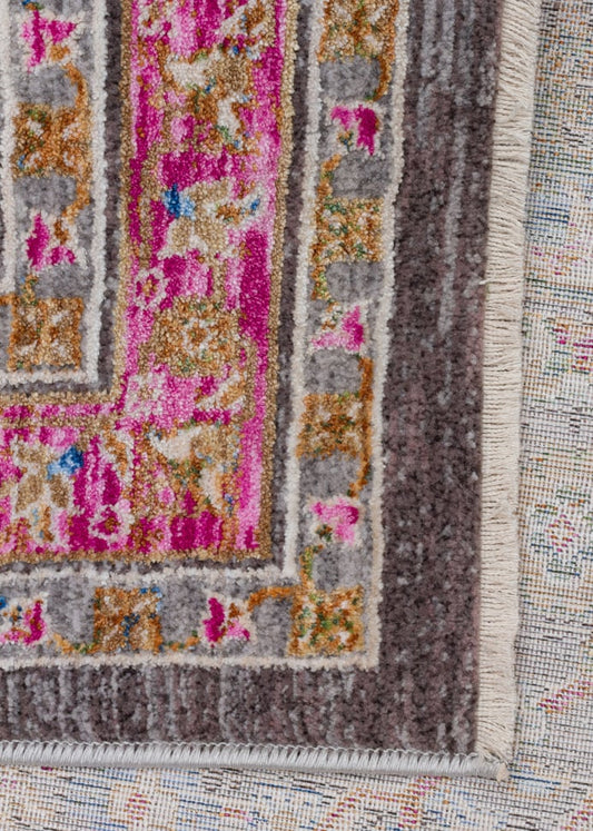 Madrid MAD01 Multy Renkli Desenlere Sahip Vintage Salon Oturma odası Koridor Mutfak Halısı