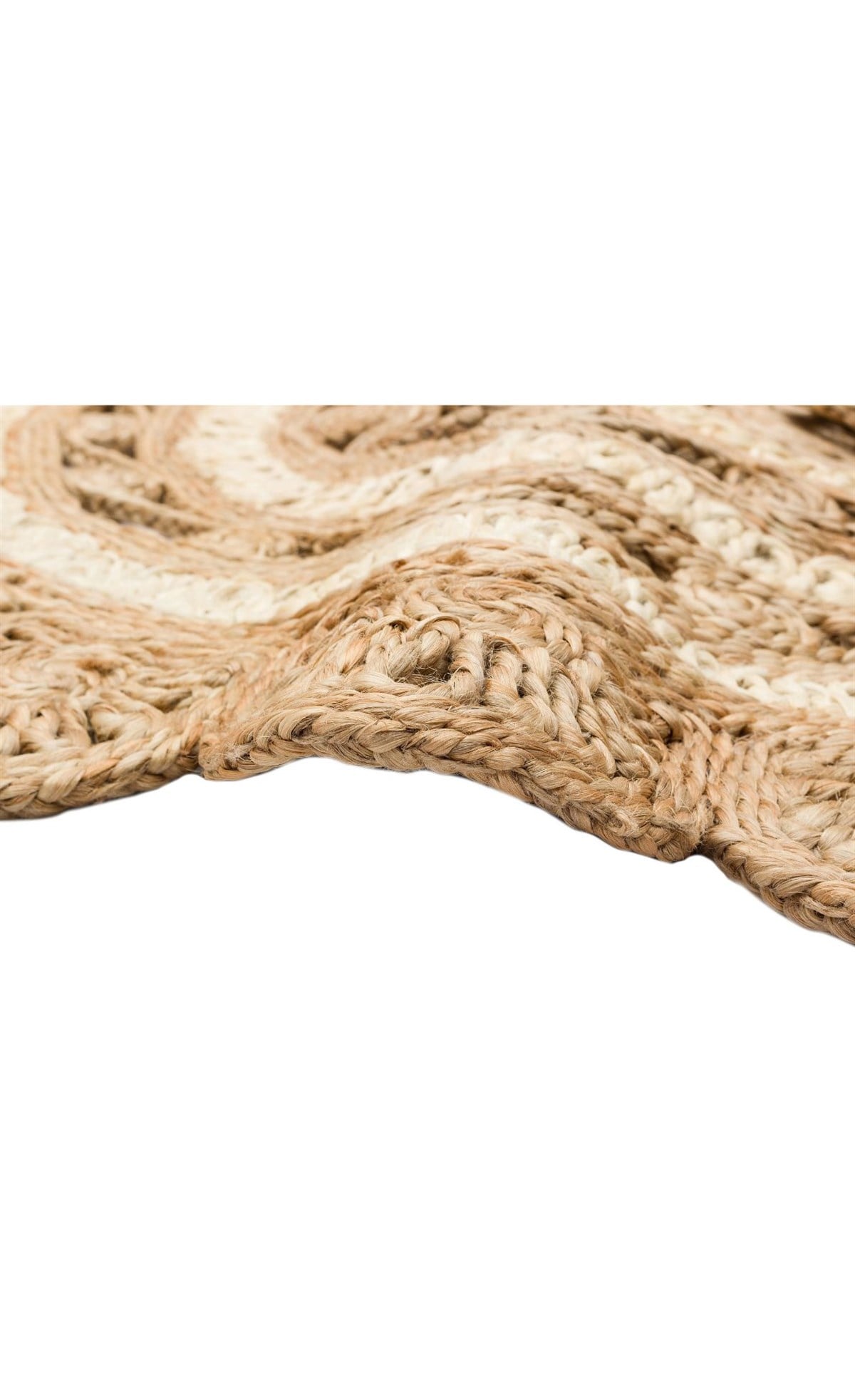 Jüttz CA-105 Natural XW Yuvarlak-Oval El Dokuma Hasır Halı