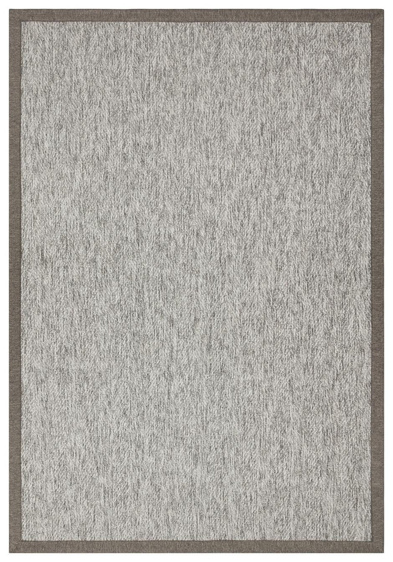 Ventura Grey - Dark Mix VNT2704 Border Desenlere Sahip Salon Oturma odası Koridor Mutfak Halısı