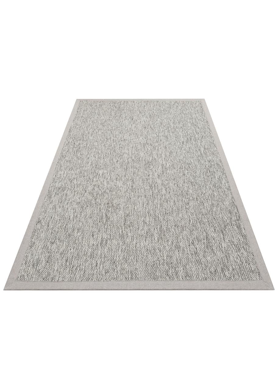 Ventura Grey - Grey VNT2704 Border Desenlere Sahip Salon Oturma odası Koridor Mutfak Halısı