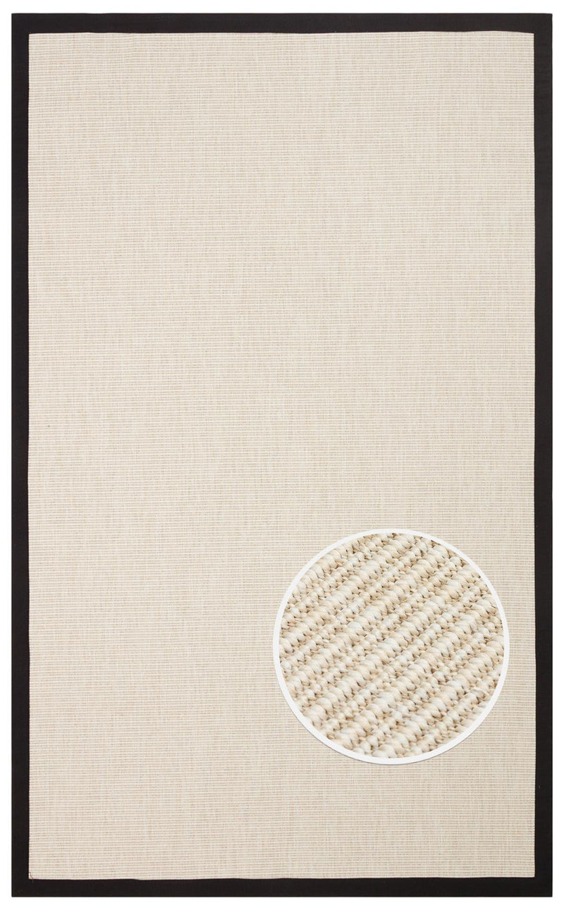 Ventura Cream - Black VNT2706 Border Desenlere Sahip Salon Oturma odası Koridor Mutfak Halısı
