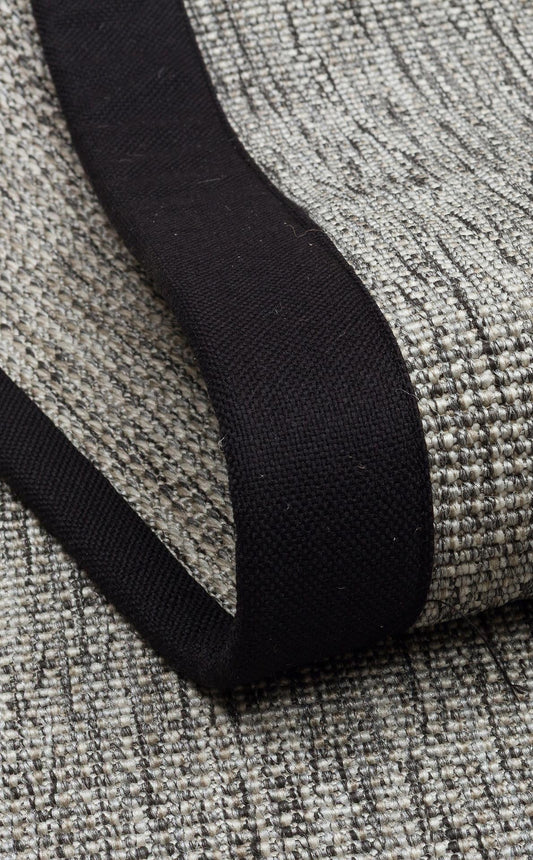 Ventura Grey - Black VNT2705 Border Desenlere Sahip Salon Oturma odası Koridor Mutfak Halısı