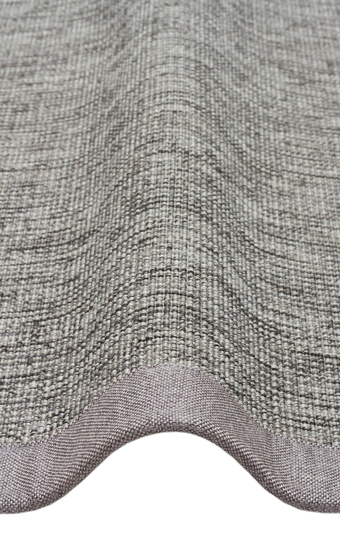 Ventura Grey - Grey VNT2705 Border Desenlere Sahip Salon Oturma odası Koridor Mutfak Halısı