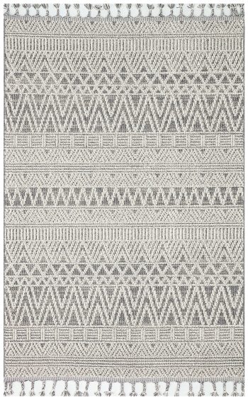 Flam FLM14 Grey Örgü Dokuma Salon Koridor Mutfak Halısı Bukle