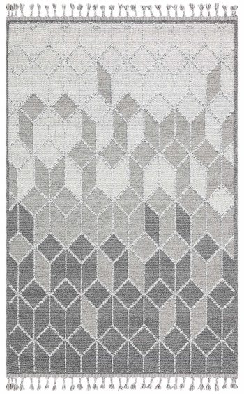 Flam FLM03 Grey Örgü Dokuma Salon Koridor Mutfak Halısı Bukle