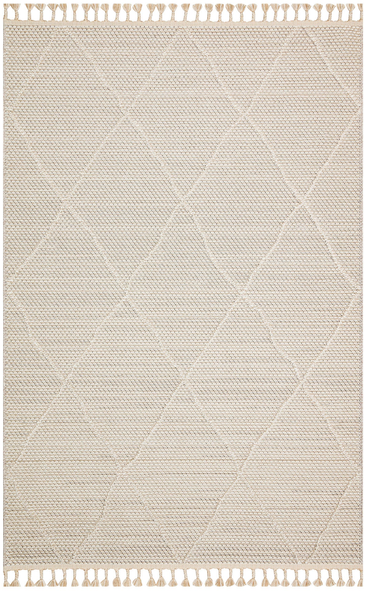 Flam FLM02 Beige Örgü Dokuma Salon Koridor Mutfak Halısı Bukle