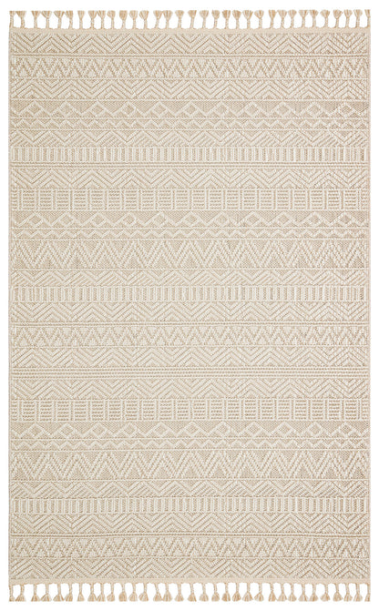 Flam FLM14 Beige Örgü Dokuma Salon Koridor Mutfak Halısı Bukle