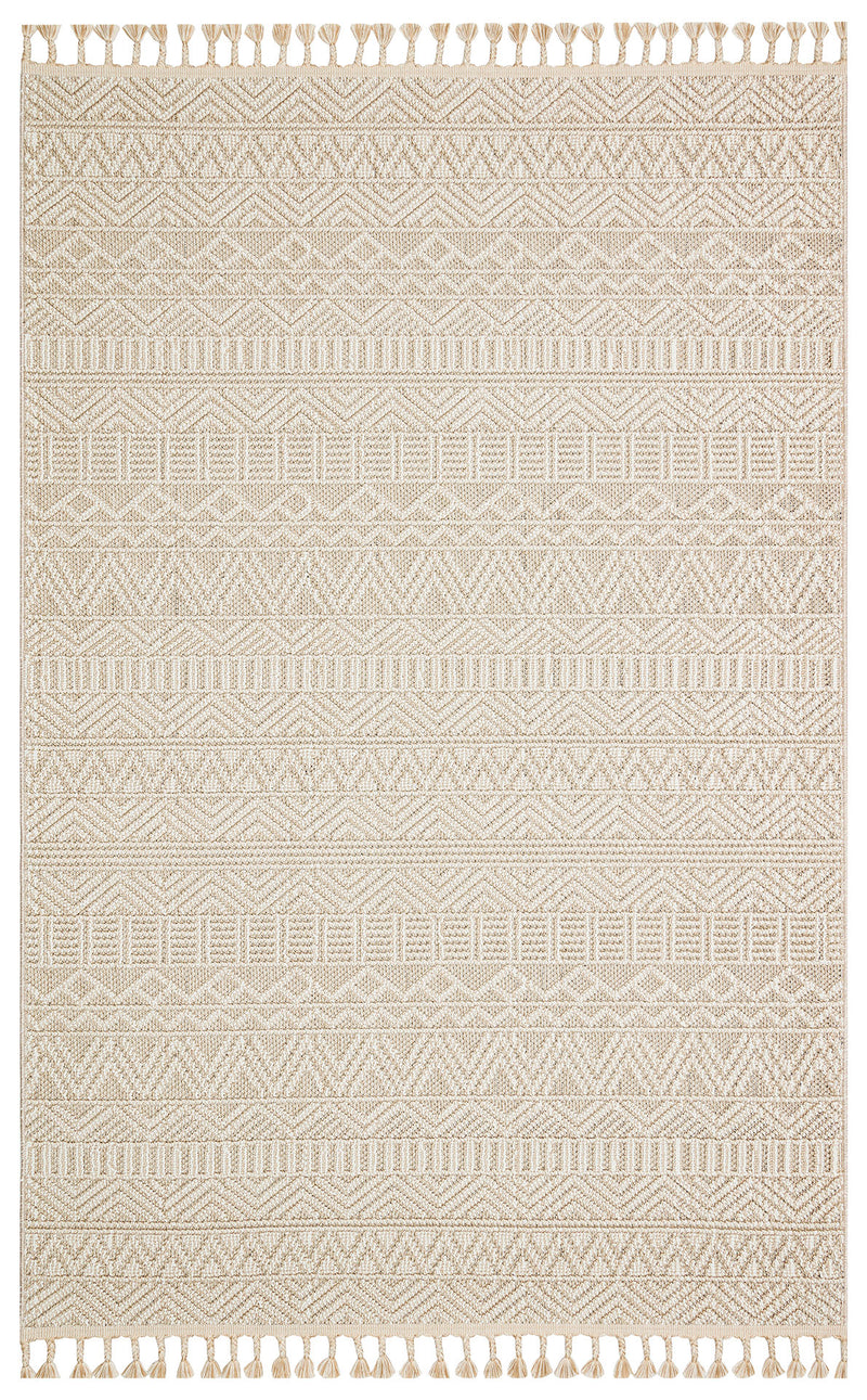 Flam FLM14 Beige Örgü Dokuma Salon Koridor Mutfak Halısı Bukle